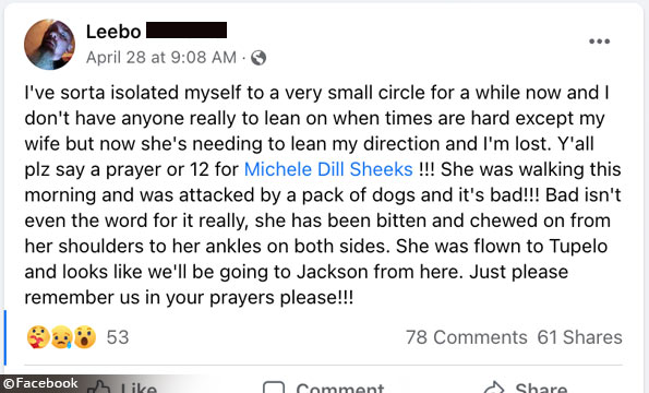 first dog attack victim