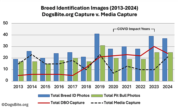 2024 breed identification photographs DogsBite v media capture rate