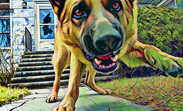 The Red Notebook - The dog named Monster